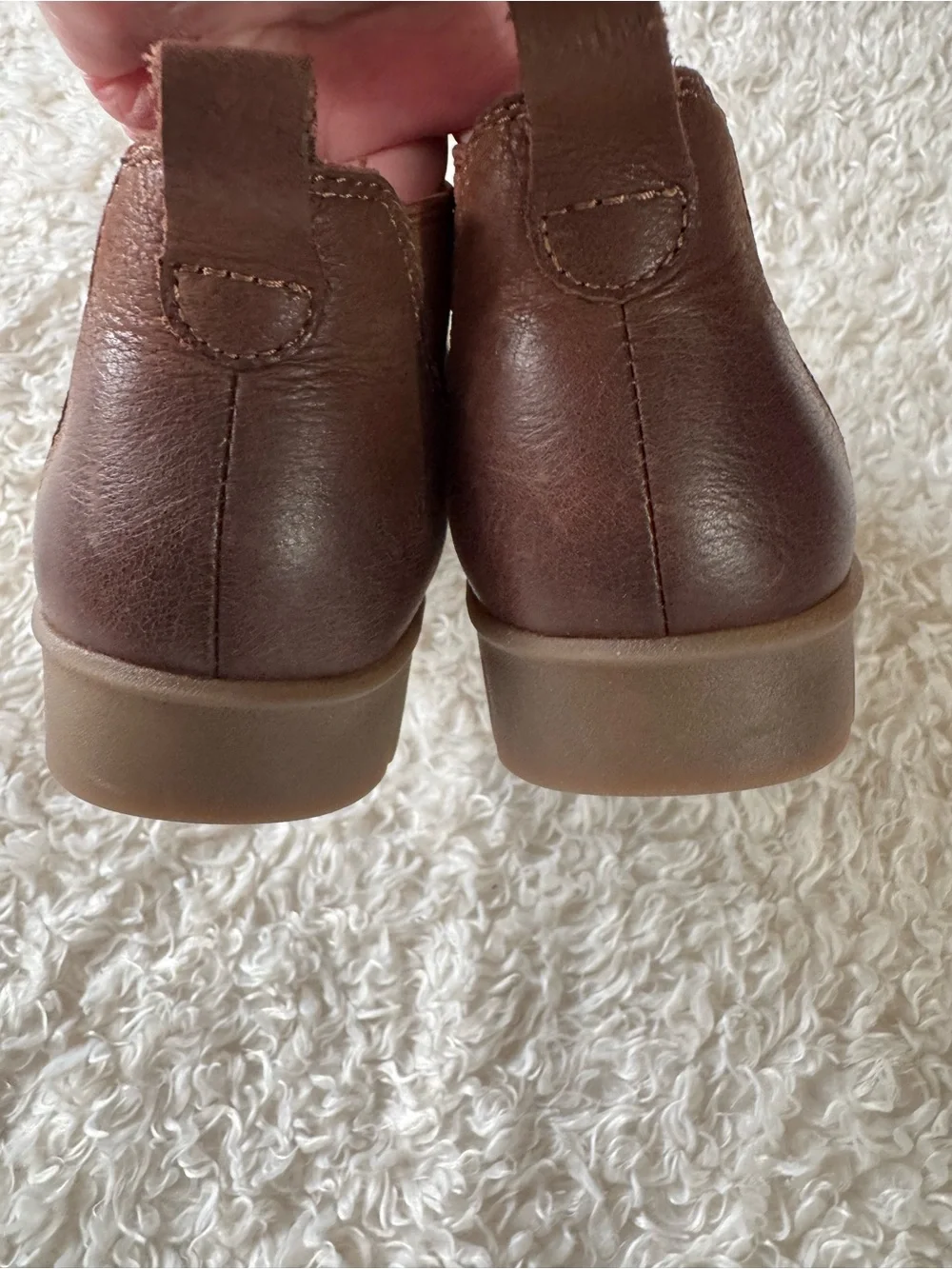 Dansko Louisa Brown Leather Slip On Chelsea Ankle Booties Boots Size 38 US 7.5/8